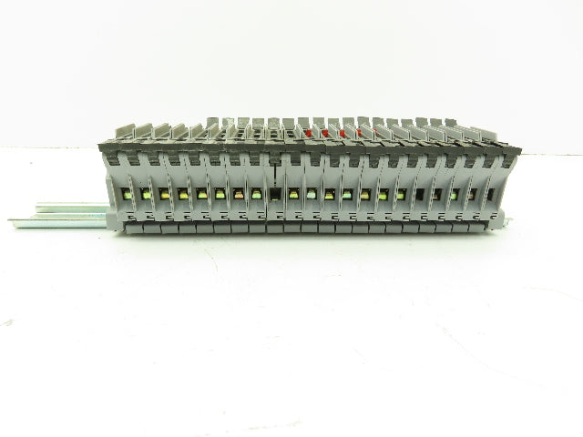 Morsettitalia Euro S10-5 Fuse Holder Din Rail Mount 11 Red Indicator Lot of 21