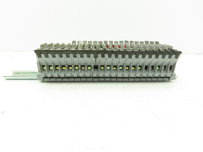 Morsettitalia Euro S10-5 Fuse Holder Din Rail Mount 11 Red Indicator Lot of 21