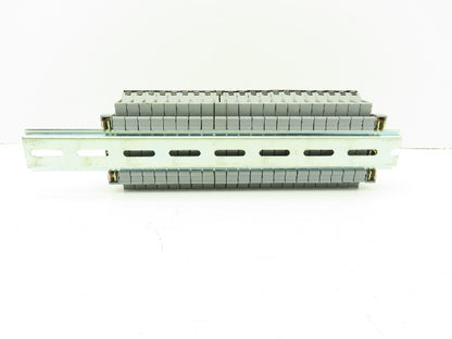 Morsettitalia Euro S10-5 Fuse Holder Din Rail Mount 11 Red Indicator Lot of 21