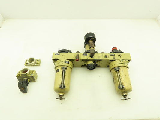 Norgren F13-000-M3D0 Pneumatic Air Filter Lubricator Regulator Assembly