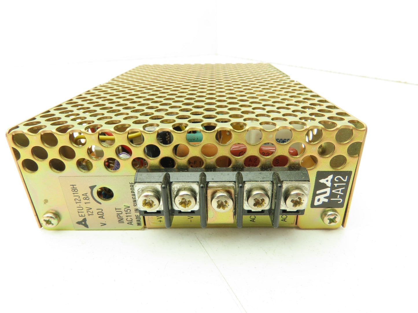 MATSUSHITA ETU-12J18H Adjustable Power Supply, 12V, 1.8A, Input: AC 115V