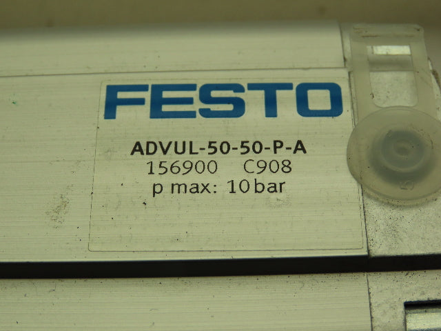 Festo ADVUL-50-50-P-A Compact Pneumatic Air Cylinder 50x 50mm Stroke  145 PSI
