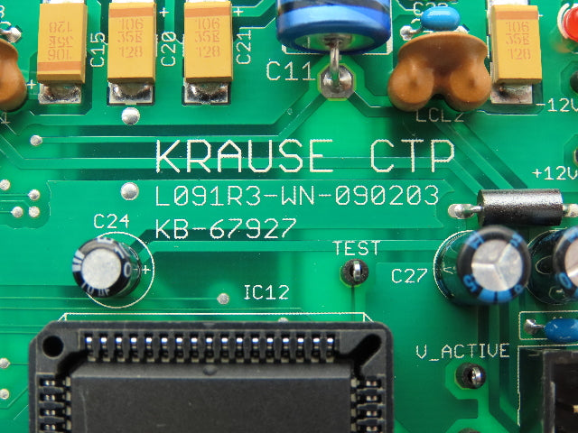 Krause CTP Imager Tiffblaster IF Data Control Card Module Polygon Encoder