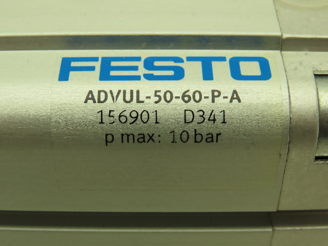 Festo ADVUL-50-60-P-A Compact Pneumatic Air Cylinder 50x 60mm Stroke  145 PSI