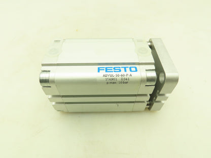 Festo ADVUL-50-60-P-A Compact Pneumatic Air Cylinder 50x 60mm Stroke  145 PSI
