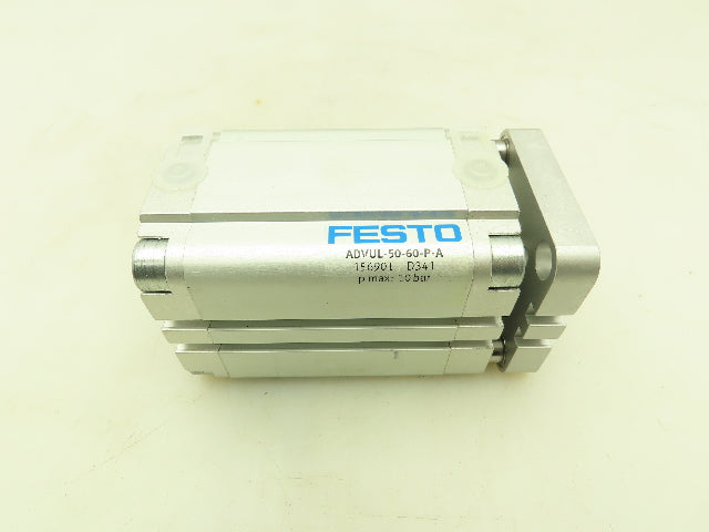 Festo ADVUL-50-60-P-A Compact Pneumatic Air Cylinder 50x 60mm Stroke  145 PSI
