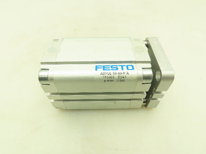 Festo ADVUL-50-60-P-A Compact Pneumatic Air Cylinder 50x 60mm Stroke  145 PSI
