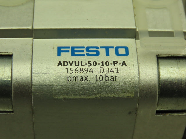 Festo ADVUL-50-10-P-A Compact Pneumatic Air Cylinder 50x 10mm Stroke 145 PSI