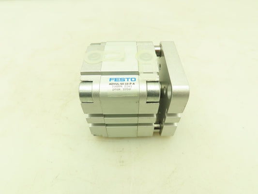 Festo ADVUL-50-10-P-A Compact Pneumatic Air Cylinder 50x 10mm Stroke 145 PSI