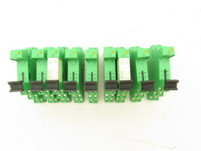 Phoenix Contact PLC-BSC-24DC/21-21 Relay Terminal Block Module 24VDC LOT OF 9