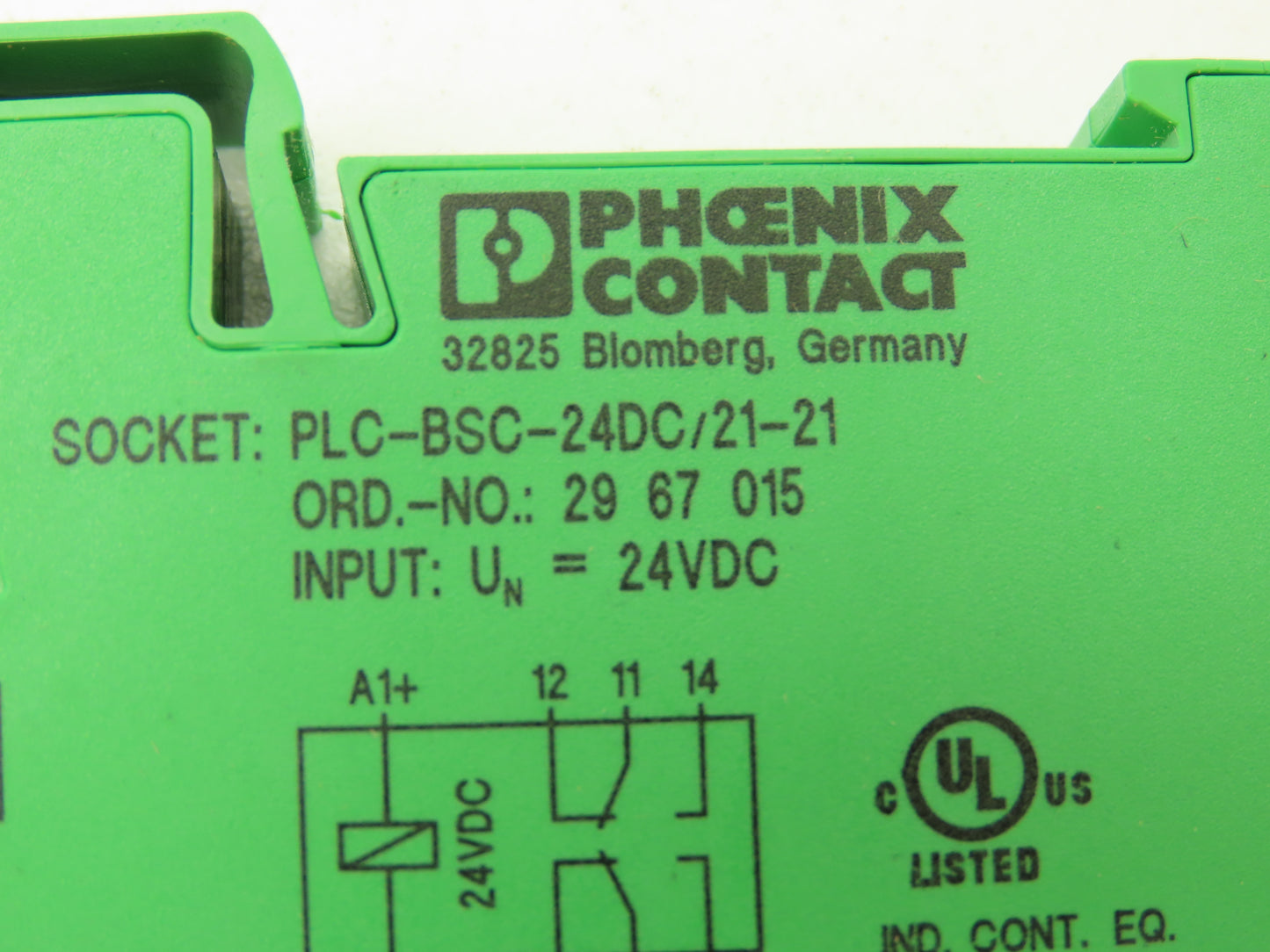 Phoenix Contact PLC-BSC-24DC/21-21 Relay Terminal Block Module 24VDC LOT OF 9