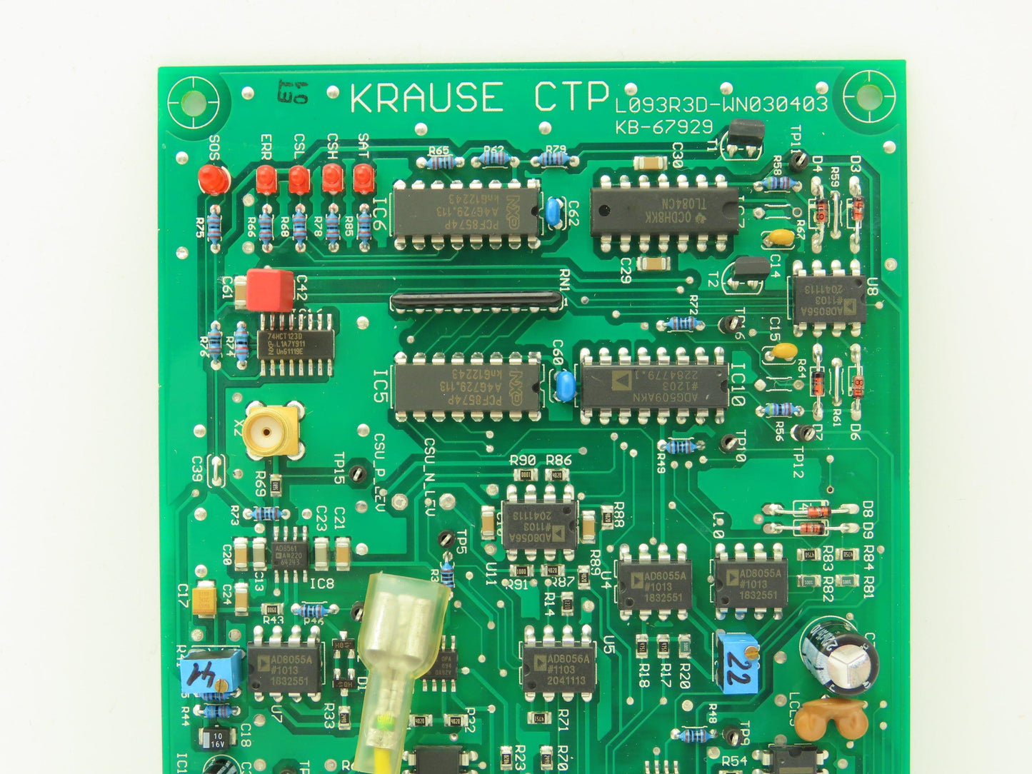 Krause L093R3D-WN030403 CTP Analog SOS CSU Control Panel Circuit Board