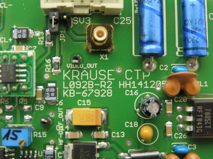 Krause L092B-R2 HH141205 CTP HF Amp I/O Board Circuit Card KB-67928