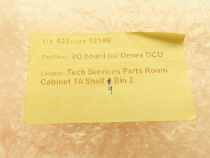 Denex 9214 I/O Circuit Board DCU