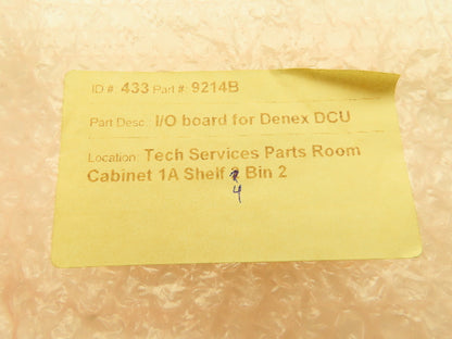 Denex 9214 I/O Circuit Board DCU