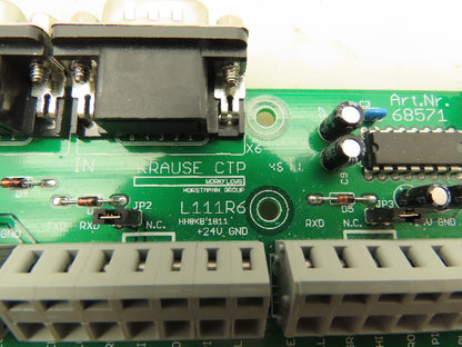 Krause 68571 L111R6 CTP Adaptor Control Card Board PLC Printer Workflows