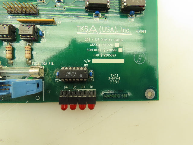 TKS 220580 220581 220582A 256 X 128 Display Driver Circuit Board