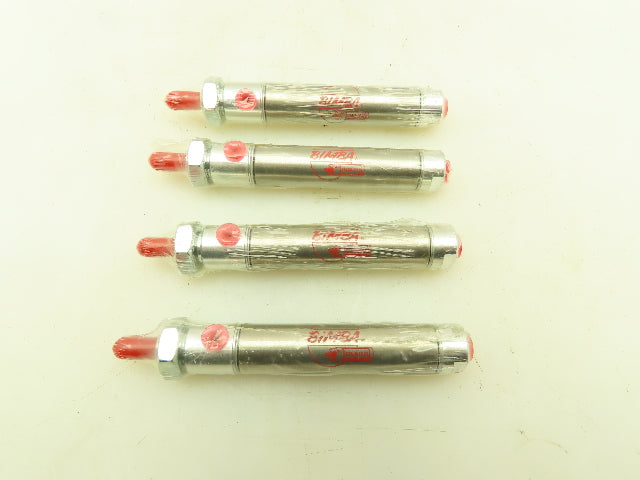 Bimba NR-021.5-DG Pneumatic Air Cylinder Double Action Square Rod Lot of 4