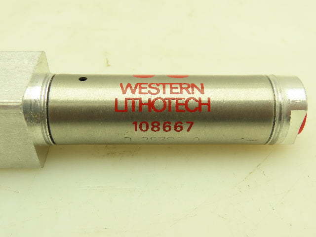 Western Lithotech 108667 Bimba Pneumatic Air Cylinder Single Acting 3/4 Lot of 2