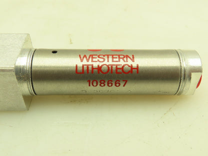 Western Lithotech 108667 Bimba Pneumatic Air Cylinder Single Acting 3/4 Lot of 2