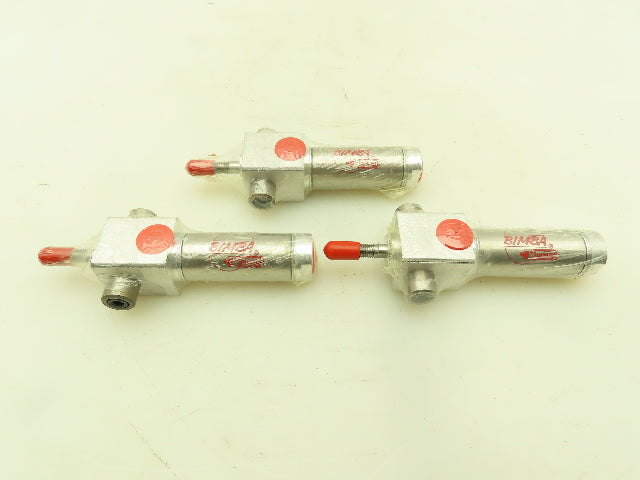 Bimba BFT-040.5-D Pneumatic Air Cylinder 3/4" Bore 1/2" Stroke 1/8 NPT Lot of 3