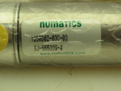 Numatics 1250D02-03C-03 Pneumatic Air Cylinder 2 1/8" Stroke Magnetic