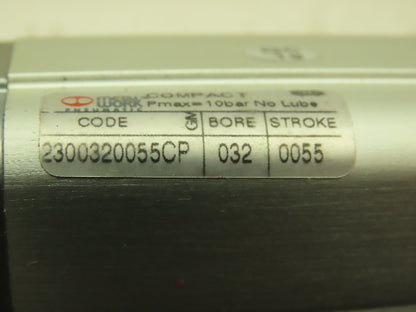 Metal Work 2300320055CP Pneumatic Cylinder 32MM Bore 55 MM Stroke 10 Bar