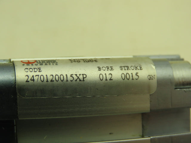 Metal Work 2470120015XP Pneumatic Air Cylinder 12MM Bore 15MM Bore Guide