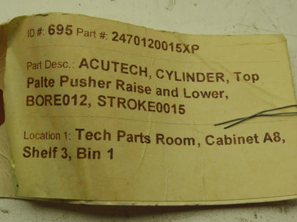 Metal Work 2470120015XP Pneumatic Air Cylinder 12MM Bore 15MM Bore Guide