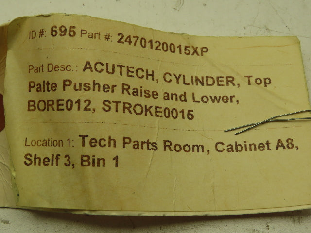 Metal Work 2470120015XP Pneumatic Air Cylinder 12MM Bore 15MM Bore Guide
