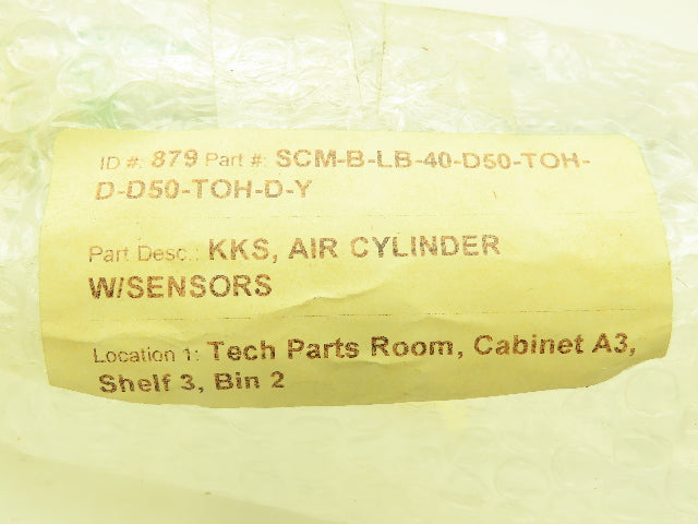 CKD SCMBLB40D50T0HDD50T0HDY Pneumatic Air Cylinder Double Shaft Rod Action