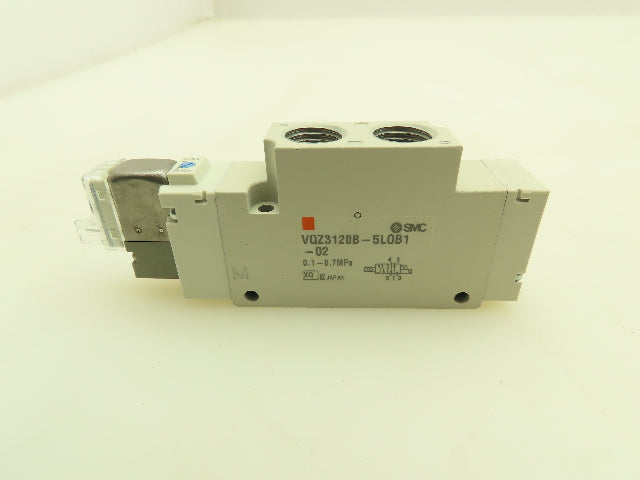 SMC VQZ3120B-5LOB1-02 Pneumatic Air Solenoid Valve Spring Return 24VDC