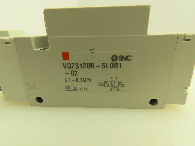 SMC VQZ3120B-5LOB1-02 Pneumatic Air Solenoid Valve Spring Return 24VDC