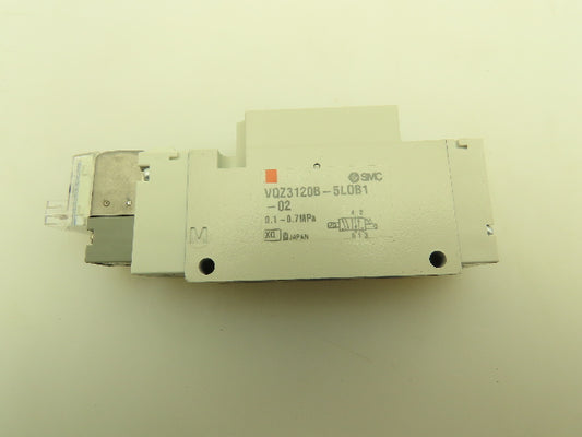 SMC VQZ3120B-5LOB1-02 Pneumatic Air Solenoid Valve Spring Return 24VDC