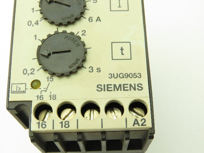 Siemens 3UG9053 DIN Rail Relay 3 Sec Delay 6A