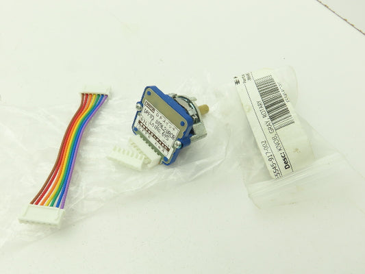 Tosoku 009L20RCB Rotary Switch  10 Position Knob