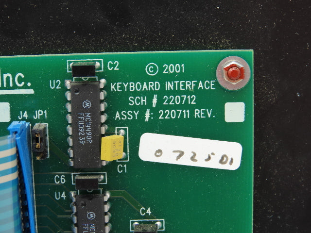 TKS 220712 Computer Unit Controls HMI PLC Control Panel Keyboard Interface