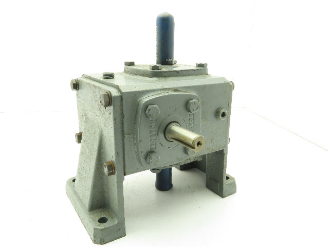 Boston 715-20-H Speed Reducer Worm Gearbox 20:1 Ratio 0.56HP 3/4" Vertical Shaft