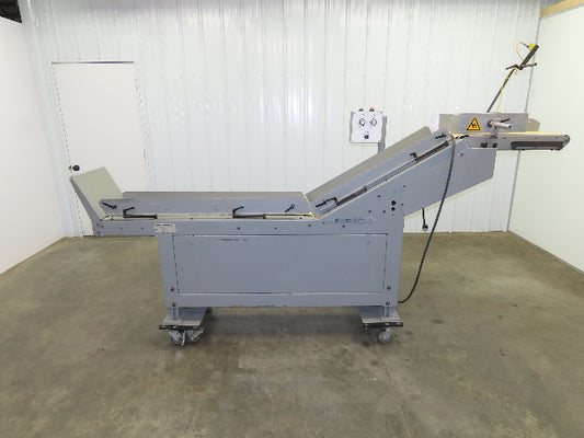 Heidelberg NP 226 Incline Belt Conveyor 9"Belt 34"Load 54"Disp. Variable Speed