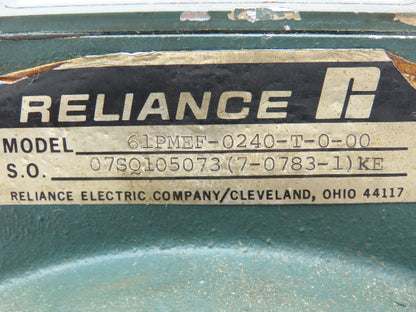 Reliance 61PMEF-0240-T-0-00 Rotopulser Rotary Encoder 5-15 VDC 60P 56C