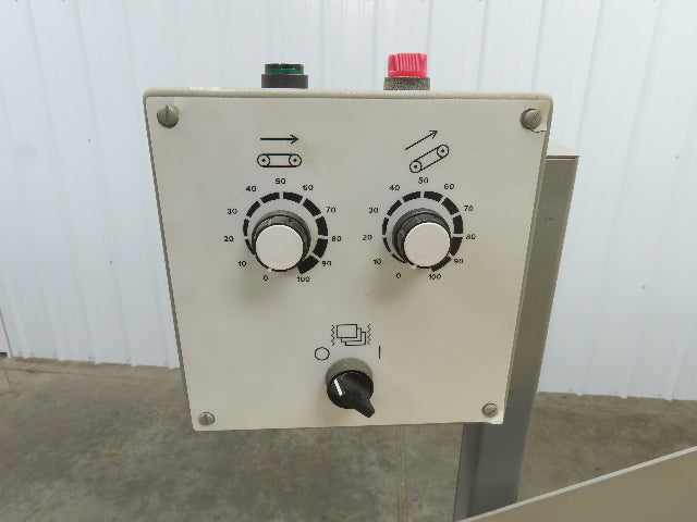 Heidelberg NP 226 Incline Belt Conveyor 9"Belt 34"Load 54"Disp. Variable Speed