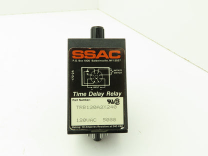 SSAC TRB120A2X240 TRB120A2X240 Time Delay Relay Range: 0.1-4 Min 120VAC 10A