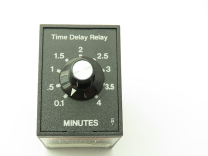 SSAC TRB120A2X240 TRB120A2X240 Time Delay Relay Range: 0.1-4 Min 120VAC 10A