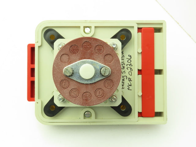 Telux N 32 Disconnect Switch 500V 32A CEE 24 VDE 0660 Rotary Switch 4 Pole