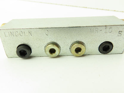 Lincoln MR-10S Lubricator Divider Valve Block 10S  LOT OF 11