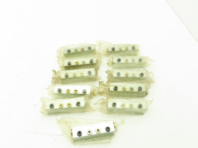 Lincoln MR-10S Lubricator Divider Valve Block 10S  LOT OF 11