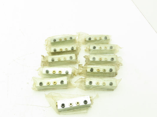 Lincoln MR-10S Lubricator Divider Valve Block 10S  LOT OF 11
