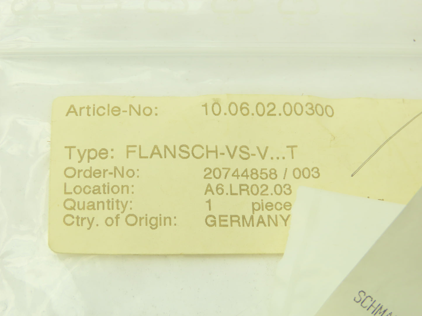 Schmalz VS-V-AV-T-PNP Vacuum Switch 1 To 0 BAR 30VDC