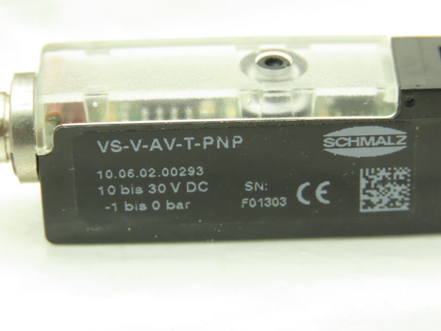 Schmalz VS-V-AV-T-PNP Vacuum Switch 1 To 0 BAR 30VDC