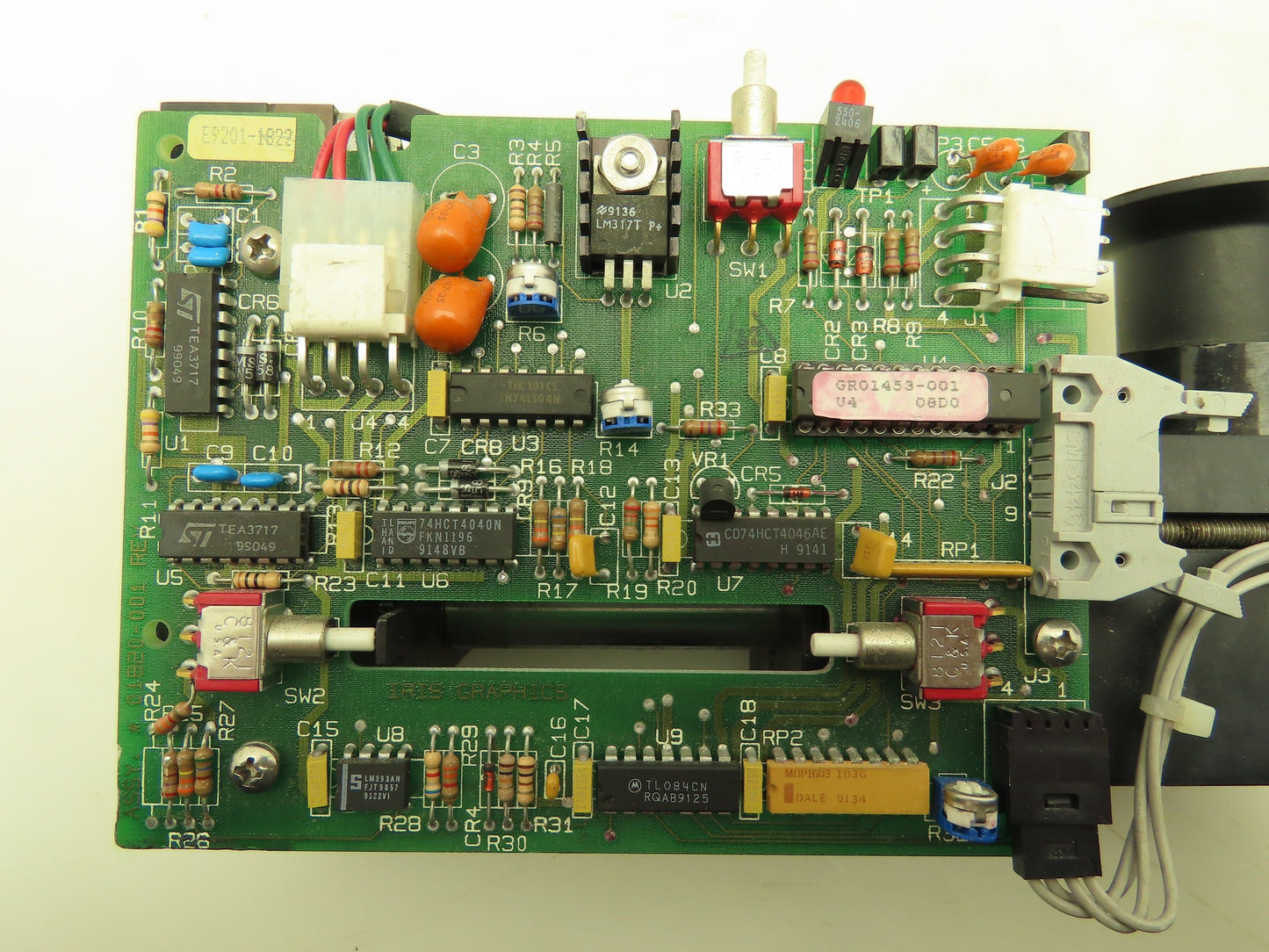 Scitex Iris 01820-001 610S20026 Ink Pump 3024 Control Board Rev 1.1